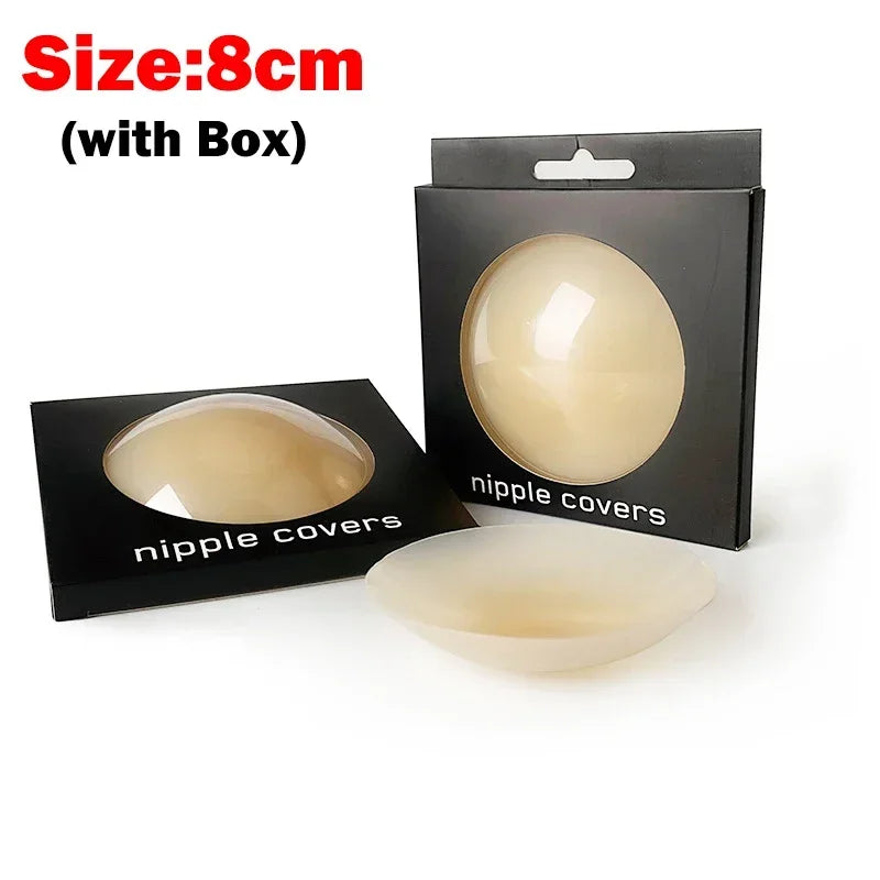 2PCS Silicone Nipple Cover Women Reusable Breast Lingerie Bra Sticker Female Invisible Petal Lift Up Adhesive Pads Chest Pasties