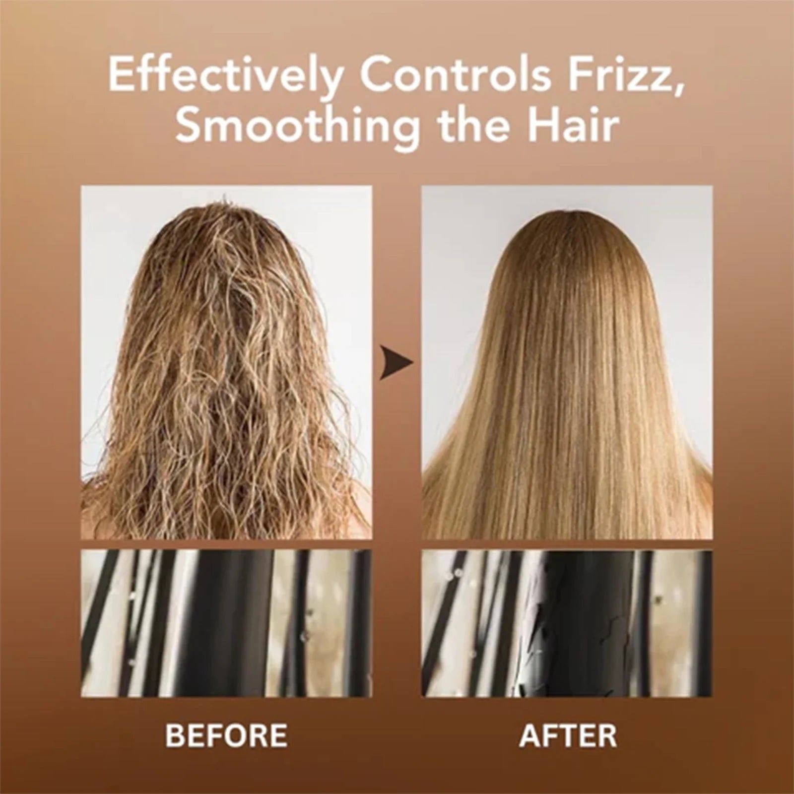 Collagen Hair Mask Reduce Dryness And Frizz Prevent Hair Splitting Moisturize Soften Hair Improve Hair Texture Hair Care Mask