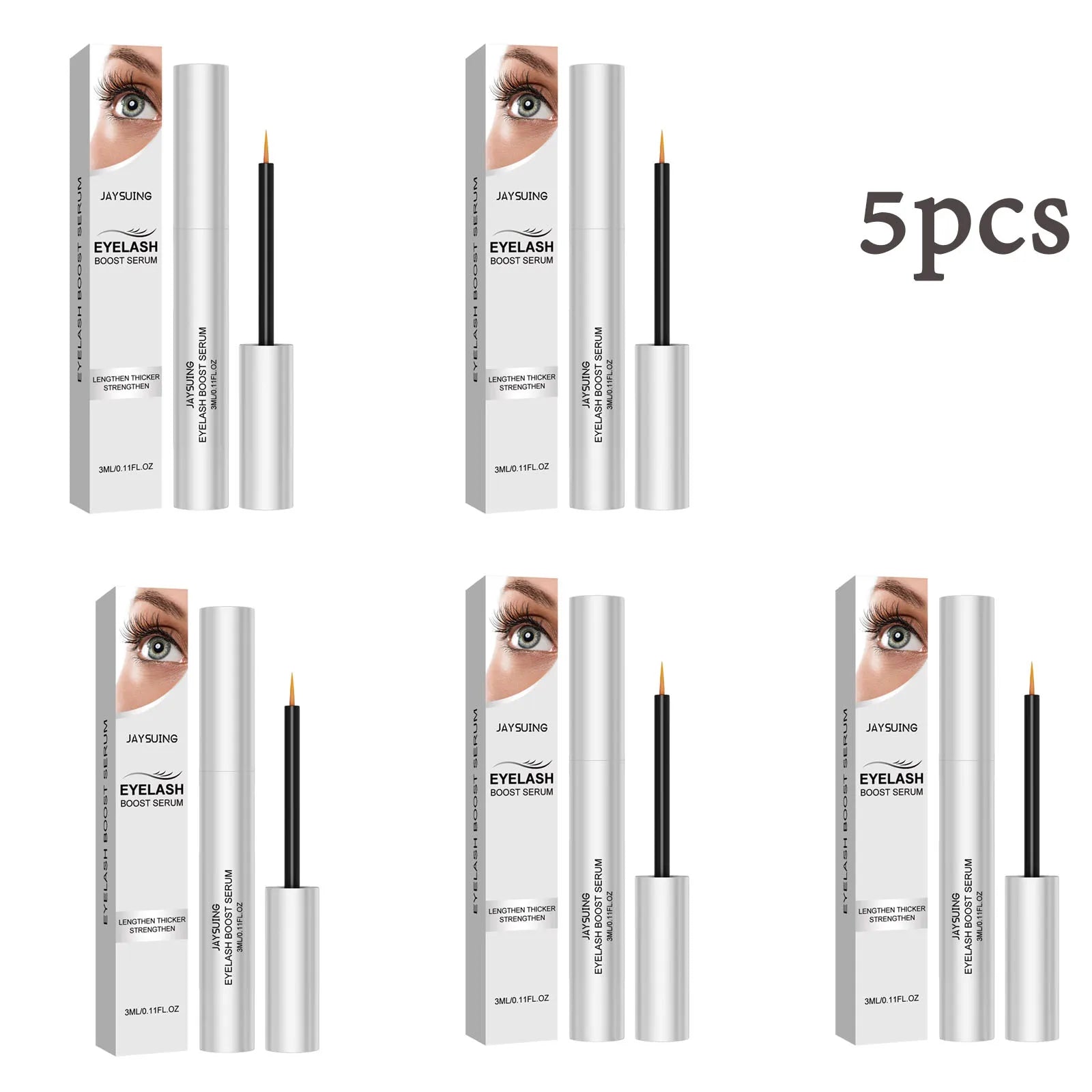 Eyelash Growth Serum Natural Curl Lengthening Lashes Lifting Liquid Volume Longer Thicker Fuller Nourishing Eyelashes Enhancer