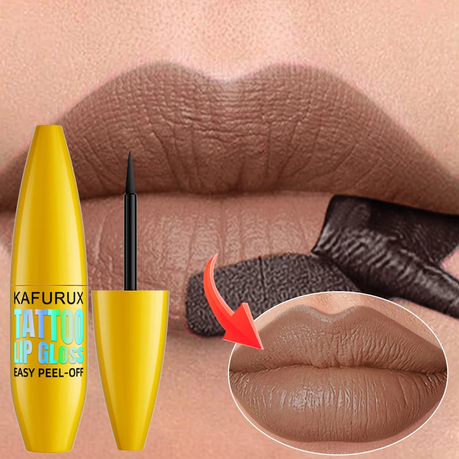7 Colors Long Lasting Lip Inks Korean Matte Lip Tint Peel Off for Lips Stick Pink Red Makrup for Women Cosmetic Gifts Lip Stain