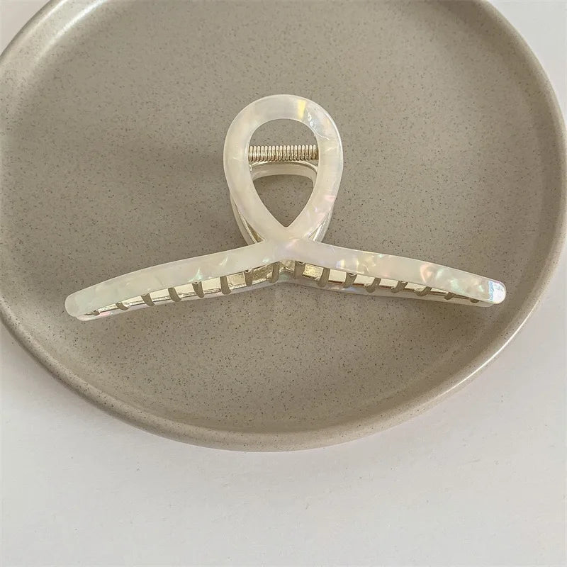 versized Hair Claw Clips - Elegant & Cute Large Hair Clips for Women, Non-Slip French Barrette