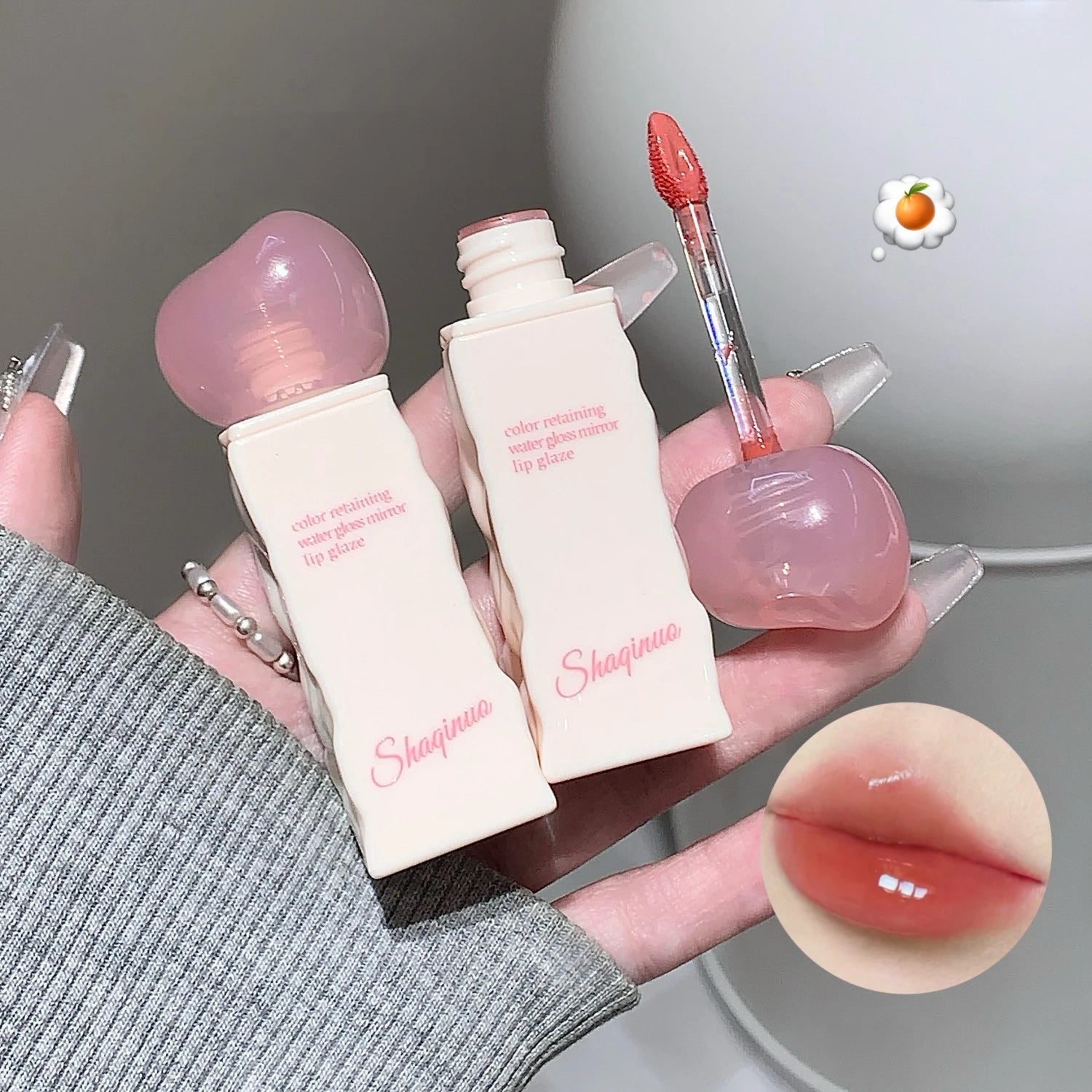 Clear Moisturizing Mirror Water Liquid Lipstick Lasting Hydrating Pink Lip Gloss Plumping Sexy Lip Tint Makeup Korean Cosmetics