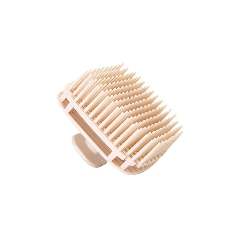 1pcs Square Shampoo Brush Head Scalp Massage Comb Hair Comb Bath Shower Brush Body Scrub Exfoliator Salon Hairdressing Tools