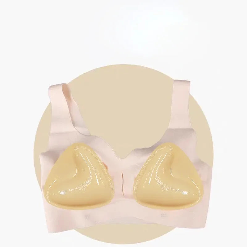 1 Pair Solid Self Adhesive Bra Double Both Sided Sticky Push Up Bra Inserts Reusable Adhesive Ultra Breast Lift Padding Insert