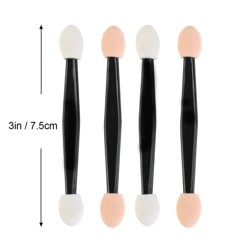 5/30/100 PCS Eyeshadow Brushes Dual Sided Sponge Nylon Sets Eye Shadow Brushes Makeups For Cosmetic Applicator Makeup