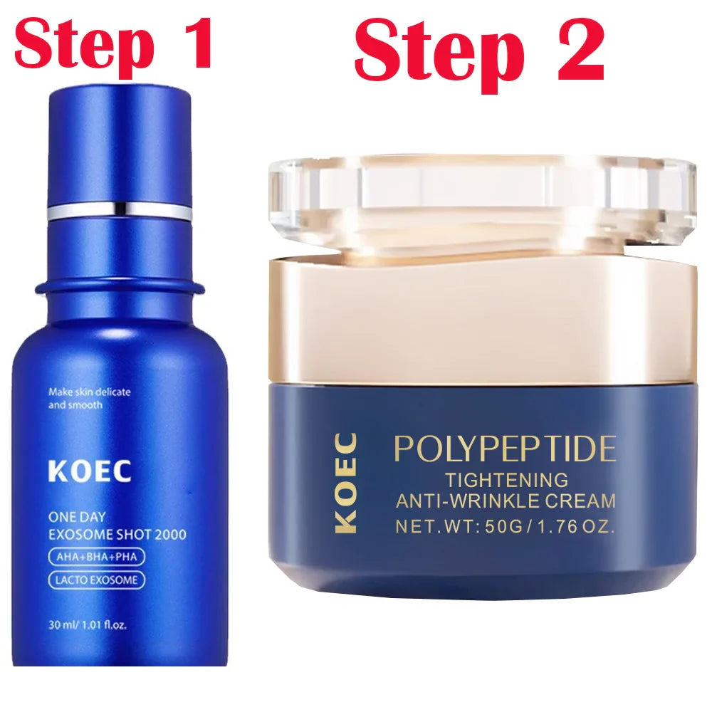 Polypeptide Tightening Anti-Wrinkle Cream Smoother Looking Skin Ageless Firm and Smooth Cream Deep Wrinkle Repair Night Cream
