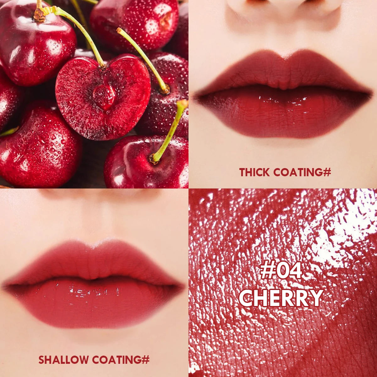 1PC Fruit Juice Lip Tint Non-stick Cup Liquid Lipstick and Blush 2 in1 Waterproof Smudge Proof Long Lasting Water Lip Stain