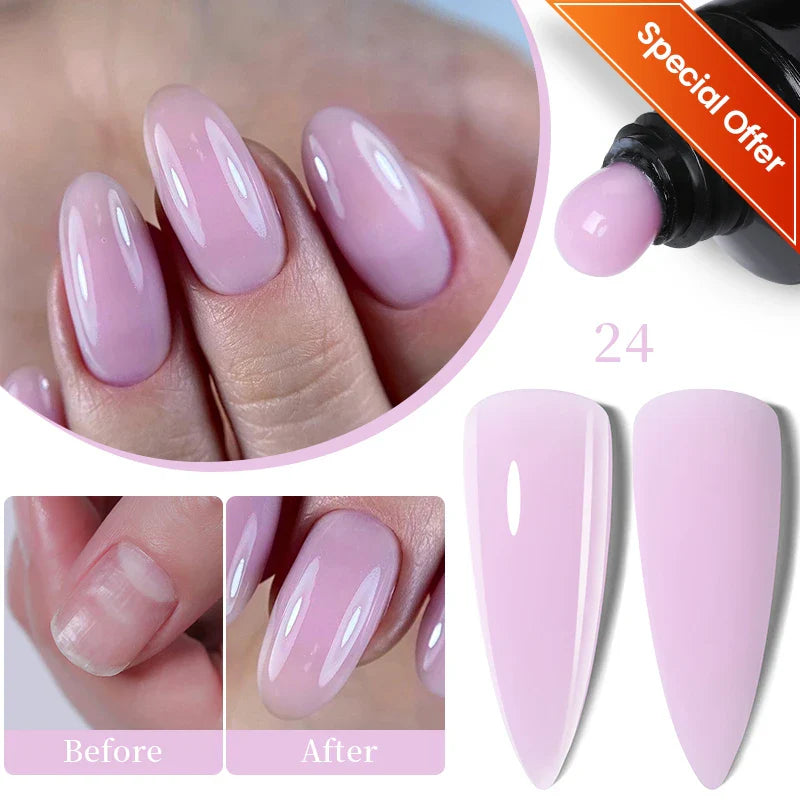 LILYCUTE Thermal Nail Gel Polish 3 Layers Temperature Shiny Color Changing Series Semi Permanent  Soak Off UV Nail Gels Polish