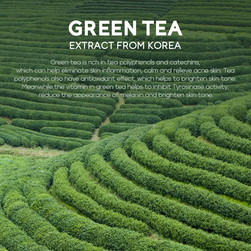 LAIKOU Green Tea Face Tonic Hydration Smooth Facial Toner Oil Control Moisturizing Whitenting Skin Care