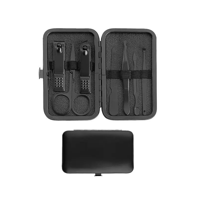 Nail Clipper Set Nail Clipper Set Case Diagonal Nail Clippers Pedicure Tools Ear Pick Scoop Magic Nail Tools to Remove Dead Skin