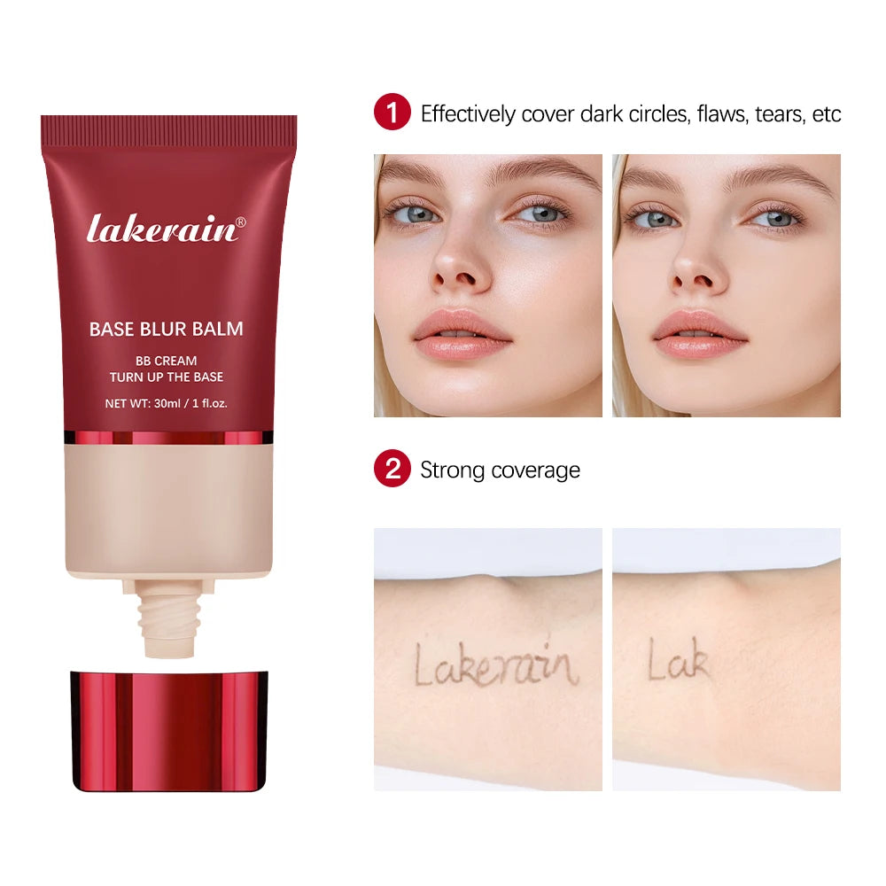 Base Blurring Foundation 5Colors Long Lasting 24H Control Oil Smooth Matte Balancing Shine Base Bronze Cosmetics Makeup