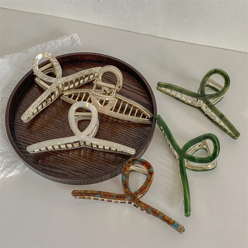 versized Hair Claw Clips - Elegant & Cute Large Hair Clips for Women, Non-Slip French Barrette