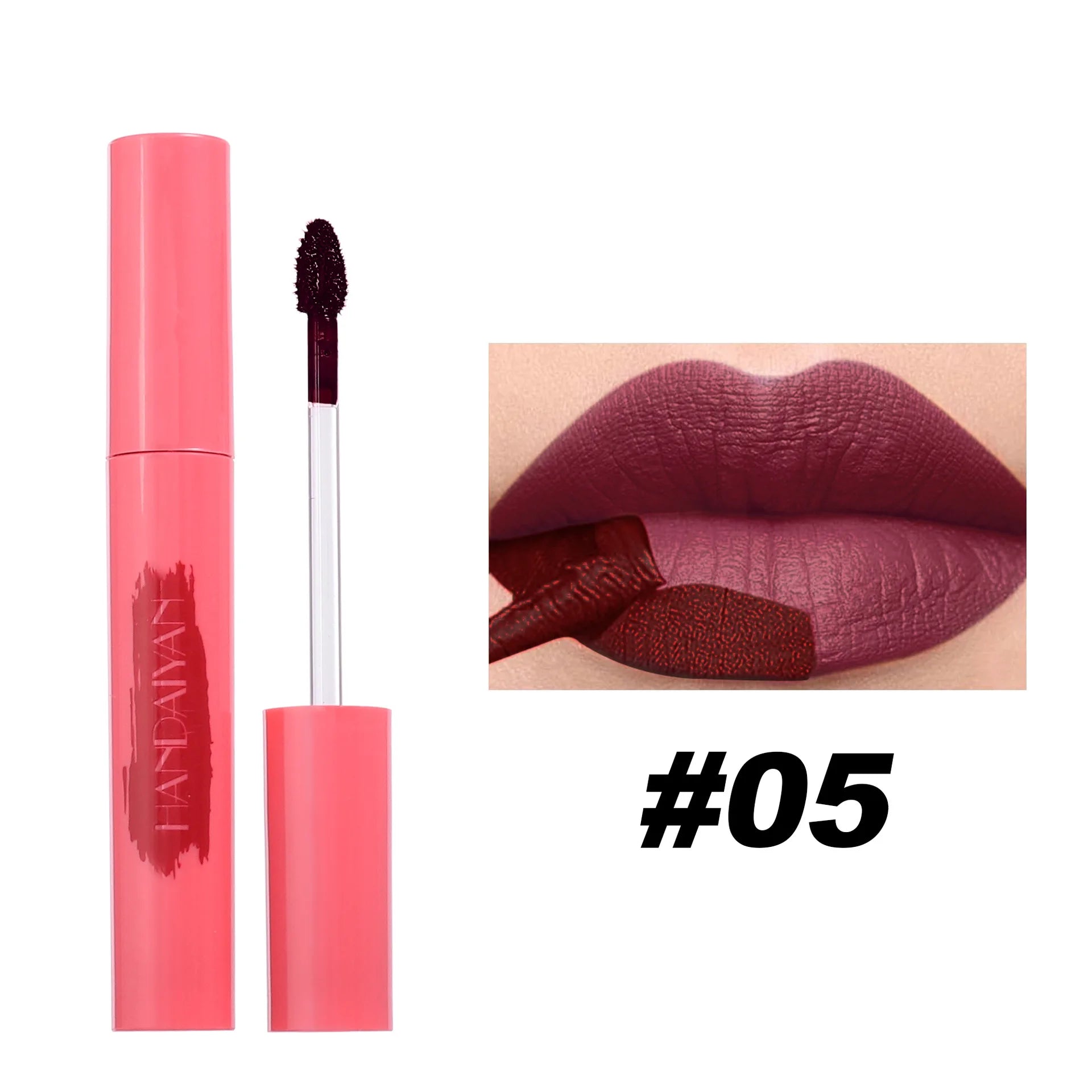 6 Colors Tear-Off Liquid Lipstick Matte Lip Tint Peel Off Lip Glaze Waterproof Long Lasting Makeup Sexy Red Lip Gloss Cosmetics