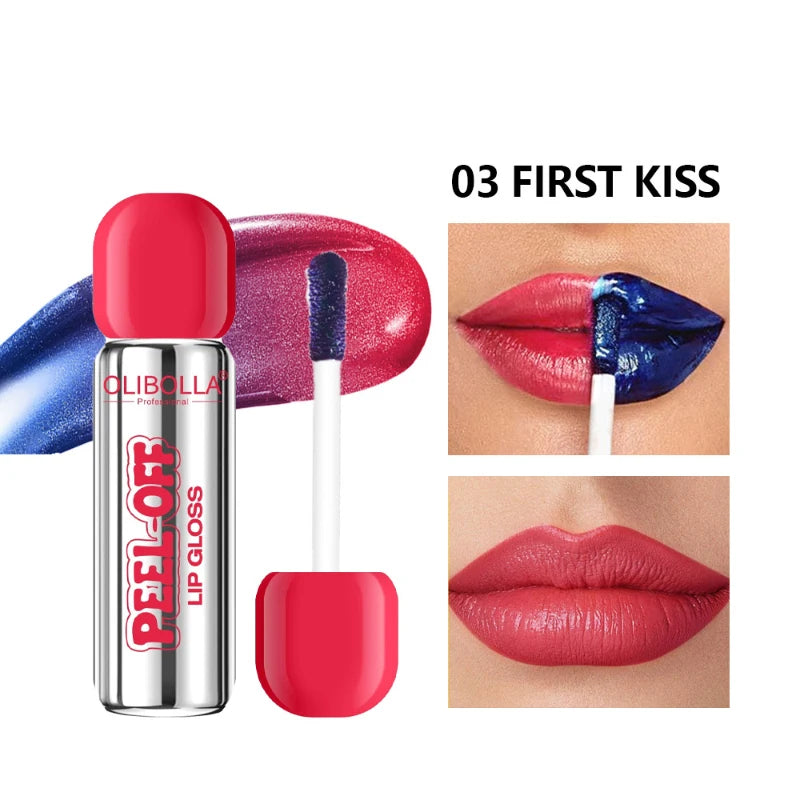 Peel-Off Tattoo Lip Gloss - Waterproof Peel-Off Lip Mask,Lasting Lip Stain Moisture & Nourishment Lip Makeup for All Skin Types