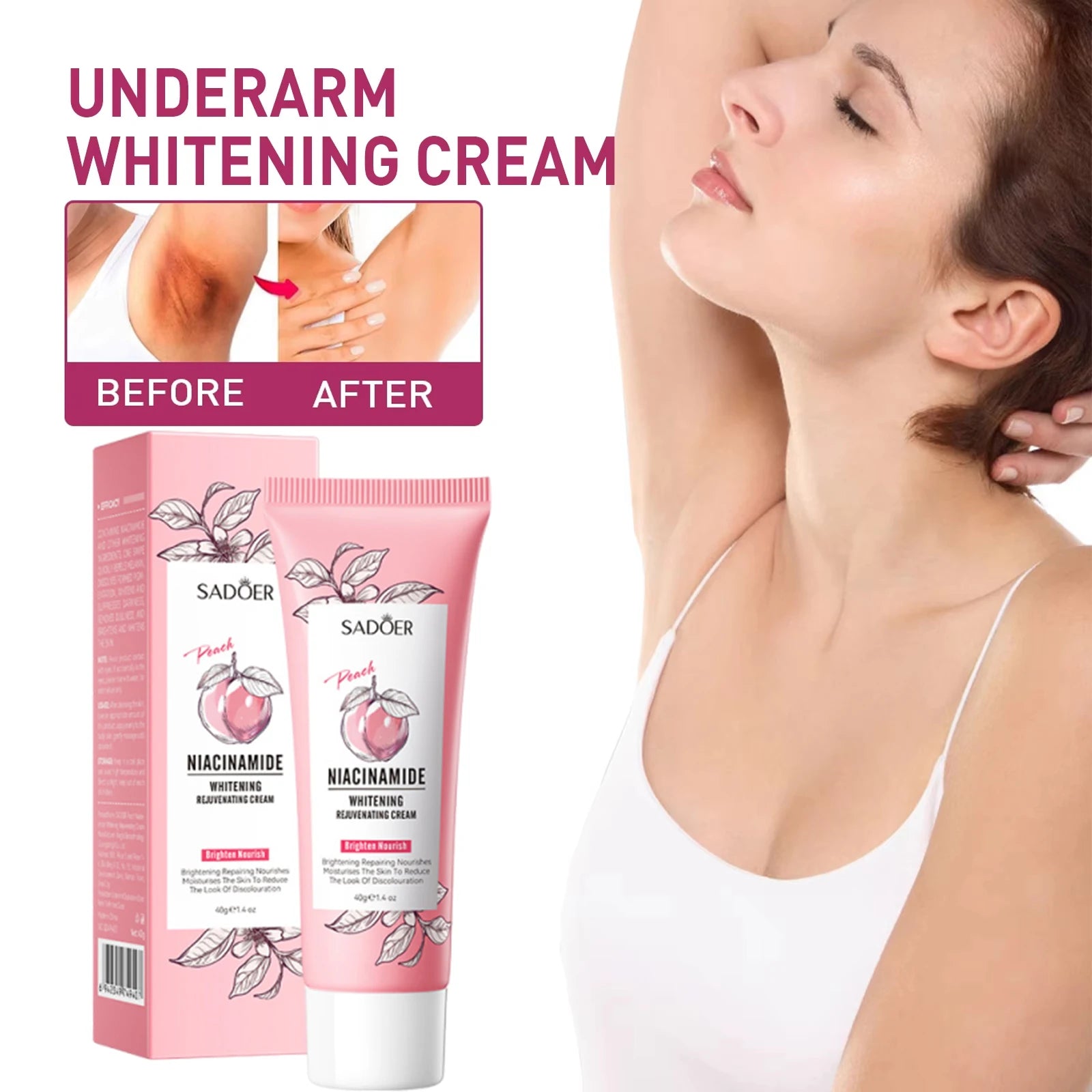 Whitening Cream Private Parts Underarm Butt Knee Whiten Inner Thigh Intimate Parts Dark Remove Melanin Woman Brighten Skin Care