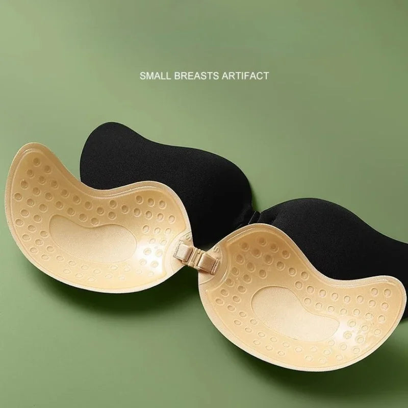 Invisible Strapless Adhesive Stick Bra Breast Tape Push Up Bras Women Lingerie Seamless Silicone Nipple Covers Bralette Pasties