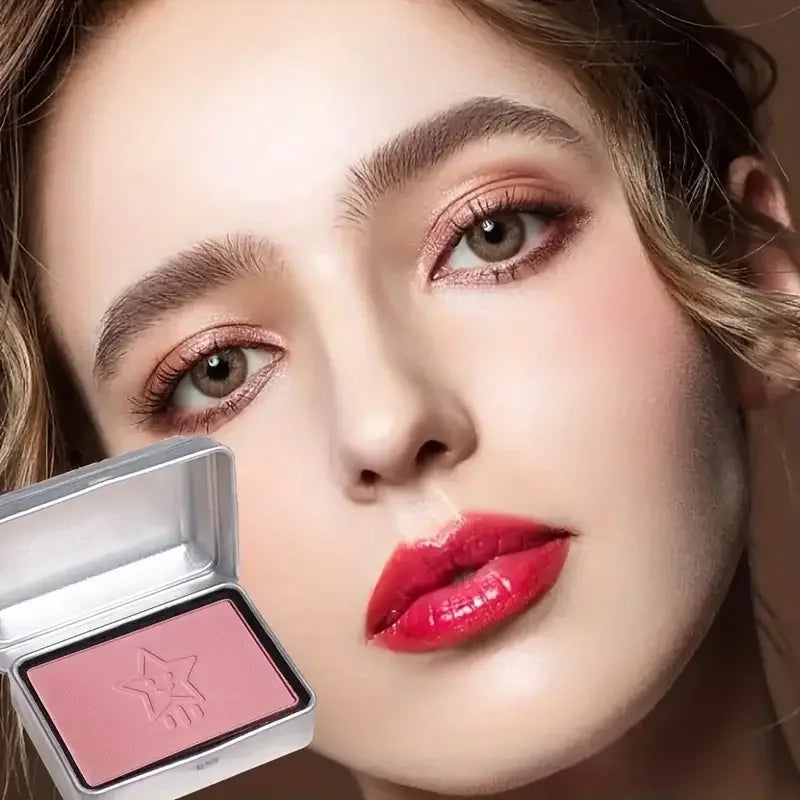 HISYI Matte Blush Palette - A blush palette with waterproof and long-lasting matte effect, medium coverage, and comes with a por