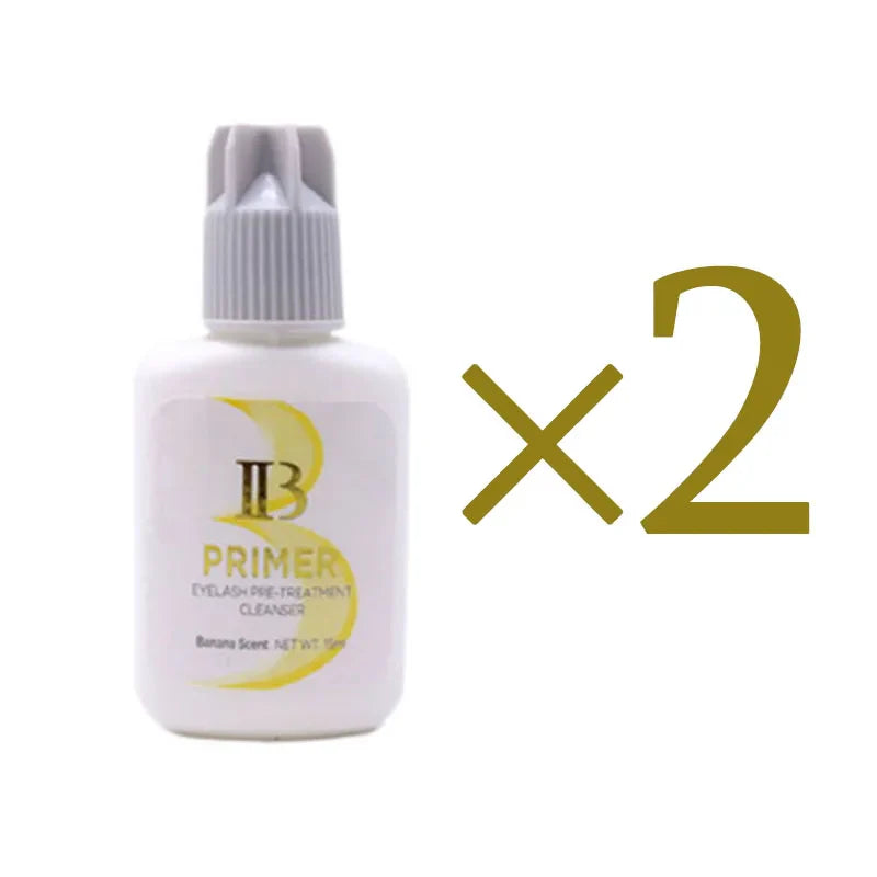 IBeauty Eyelash Primer Coconut Banana Rose Alcohol Free 15ml For False Eyelashes Extension Clear Glue Adhesive Korea Tools