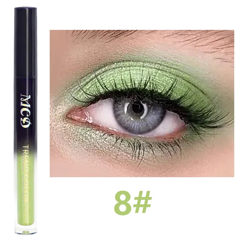 13-Shade Waterproof Liquid Eyeshadow Palette - High Shine  Long-Lasting & Smudge-Proof Makeup Set for Glamourous Looks glitter