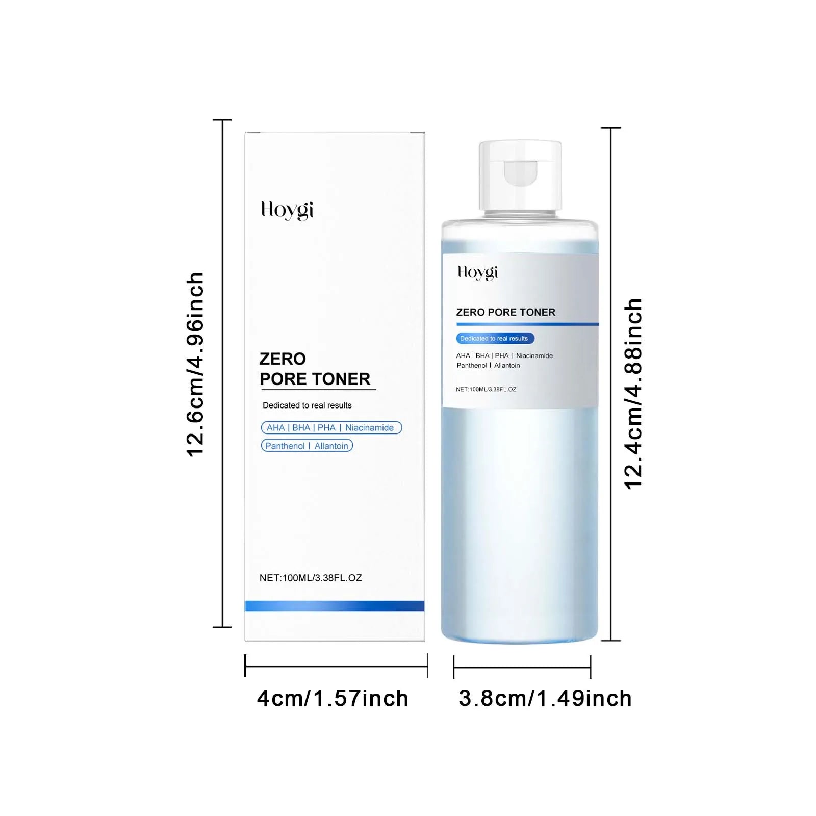 Exfoliating Hydrating Toner Moisturizing Smoothing Brighten Skin Pore Refining Improve Dry Skin Zero Pore Toner Soothing Formula