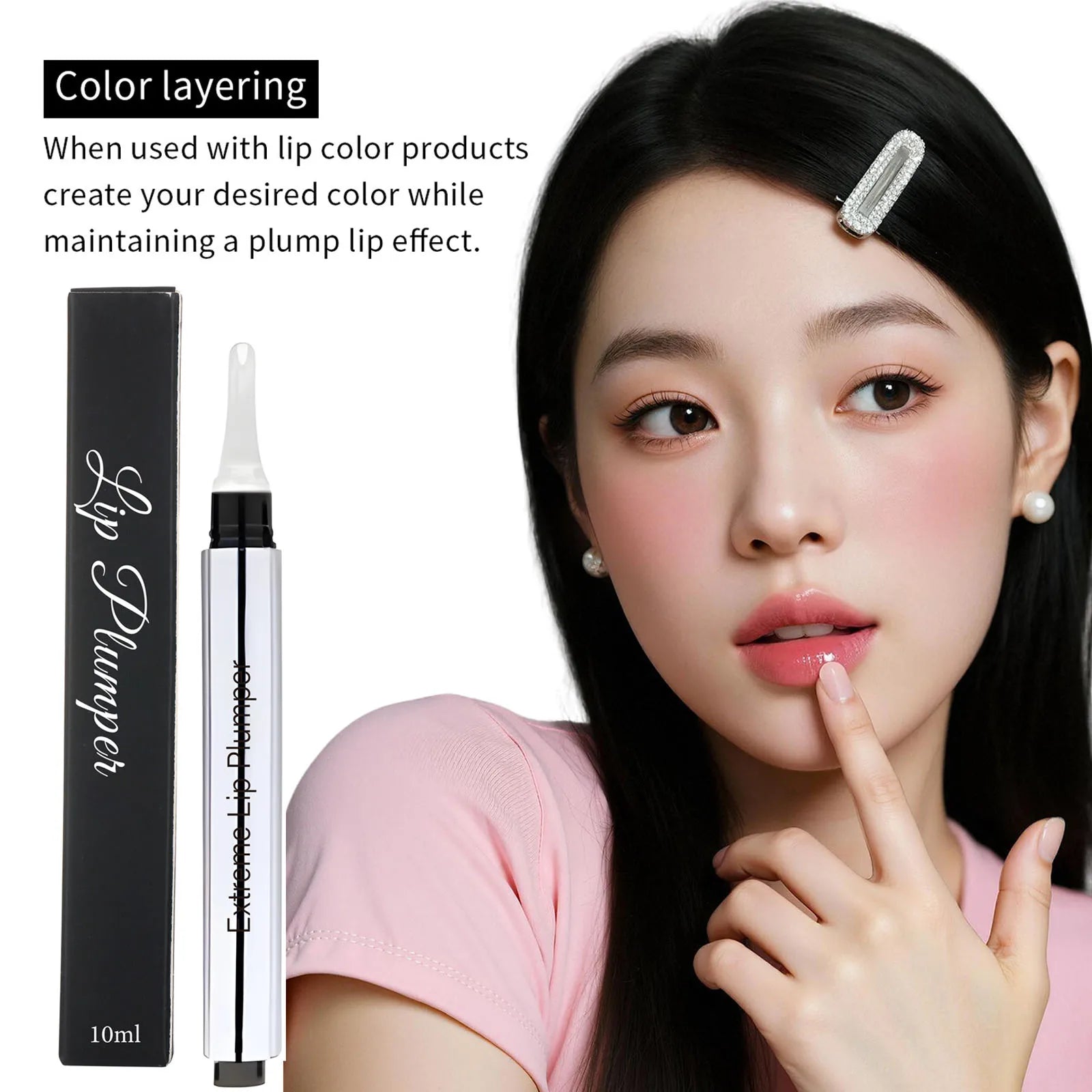 Glow Tulip Lip Plumper Spicule Plumping Lip Shot Extreme Lip Plumper Gloss Extreme Volume Serum Oil Sexy Beauty Makeup Korean