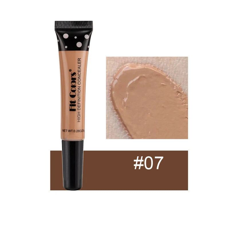 Nude Makeup Facial Foundation Waterproof Cover Blemish Base Fluid Concealer Oil Control Lasting Brighten Skin BB Cream Cosmetics