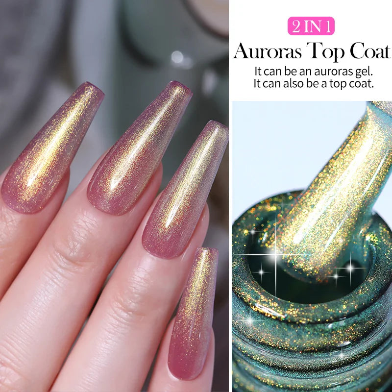 LILYCUTE Thermal Nail Gel Polish 3 Layers Temperature Shiny Color Changing Series Semi Permanent  Soak Off UV Nail Gels Polish