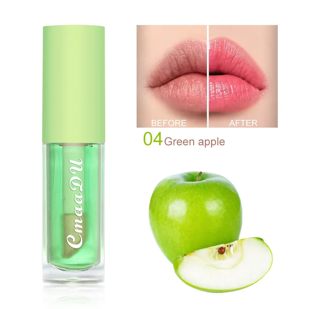6 Color Fruit Flavor Color Change Lip Oil