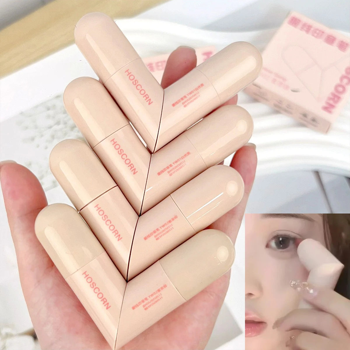 Waterproof Double-Wing Integrated Eyeliner Stamp - Sweat Proof & Long Lasting Easy to Use for Beginners Lazy Makeup Stencil