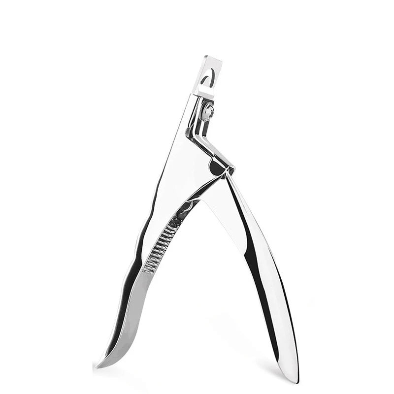 3 Colors U Word Cutting Nail Art Clippers French False Nail Tips Edge Cutters Stainless Steel Trimmers DIY Manicure Tool