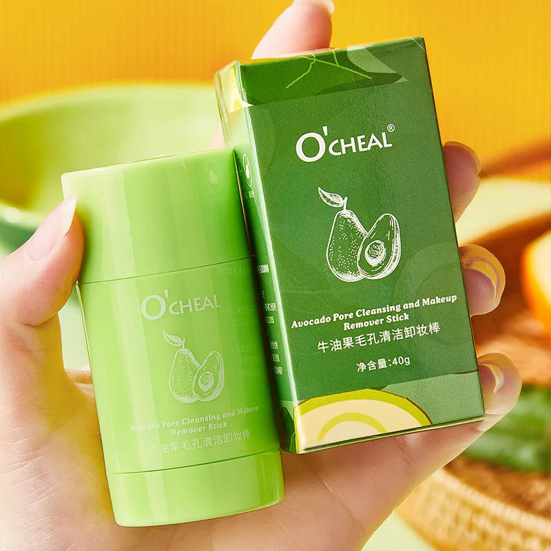 Avocado Citrus Makeup Remover Stick Portable Deep Cleansing Pore Cream Stick Remover Balm makeup Facial Skin Care Cosmetics