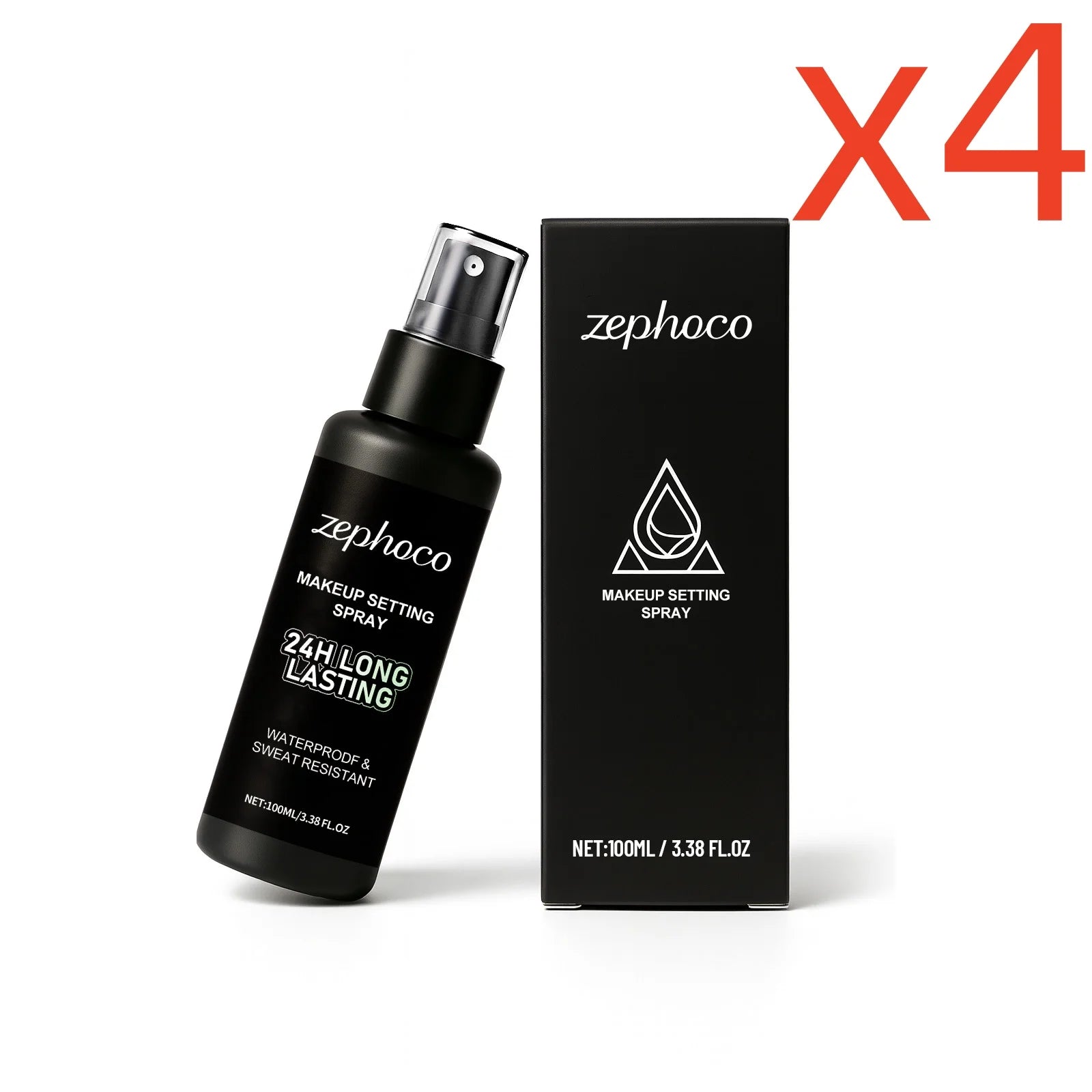 Makeup Setting Spray Hyaluronic Acid Moisturizing Waterprodf Sweat Resistant Fast Drying Lightweight 24h Longlasting Fixing Mist