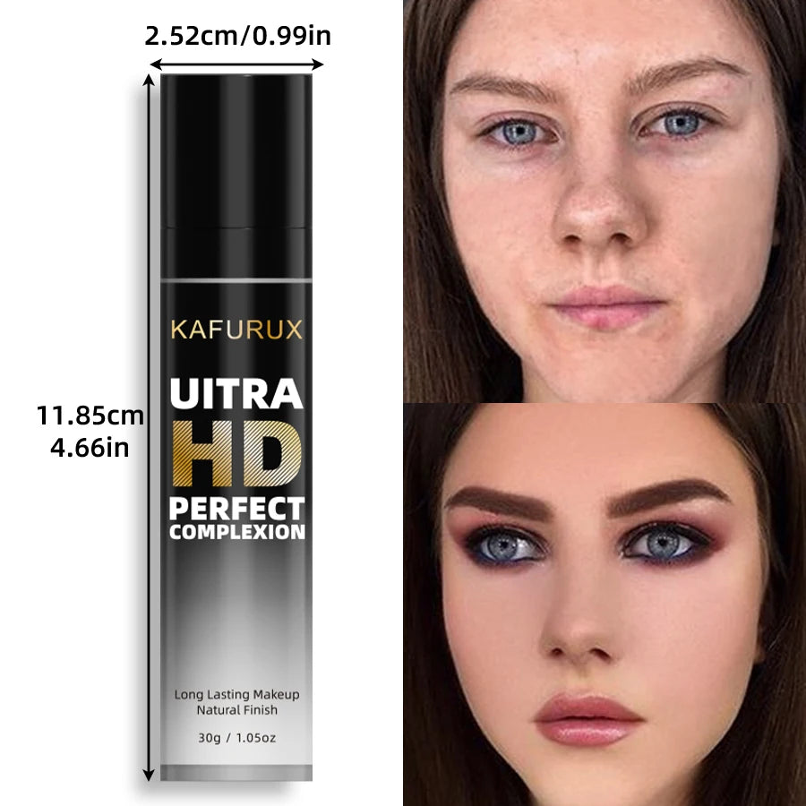 8 color Face Foundation Cream Oil-Control Waterproof Natural BB Cream Lasting Concealer Liquid Full Coverage Matte Base Makeup