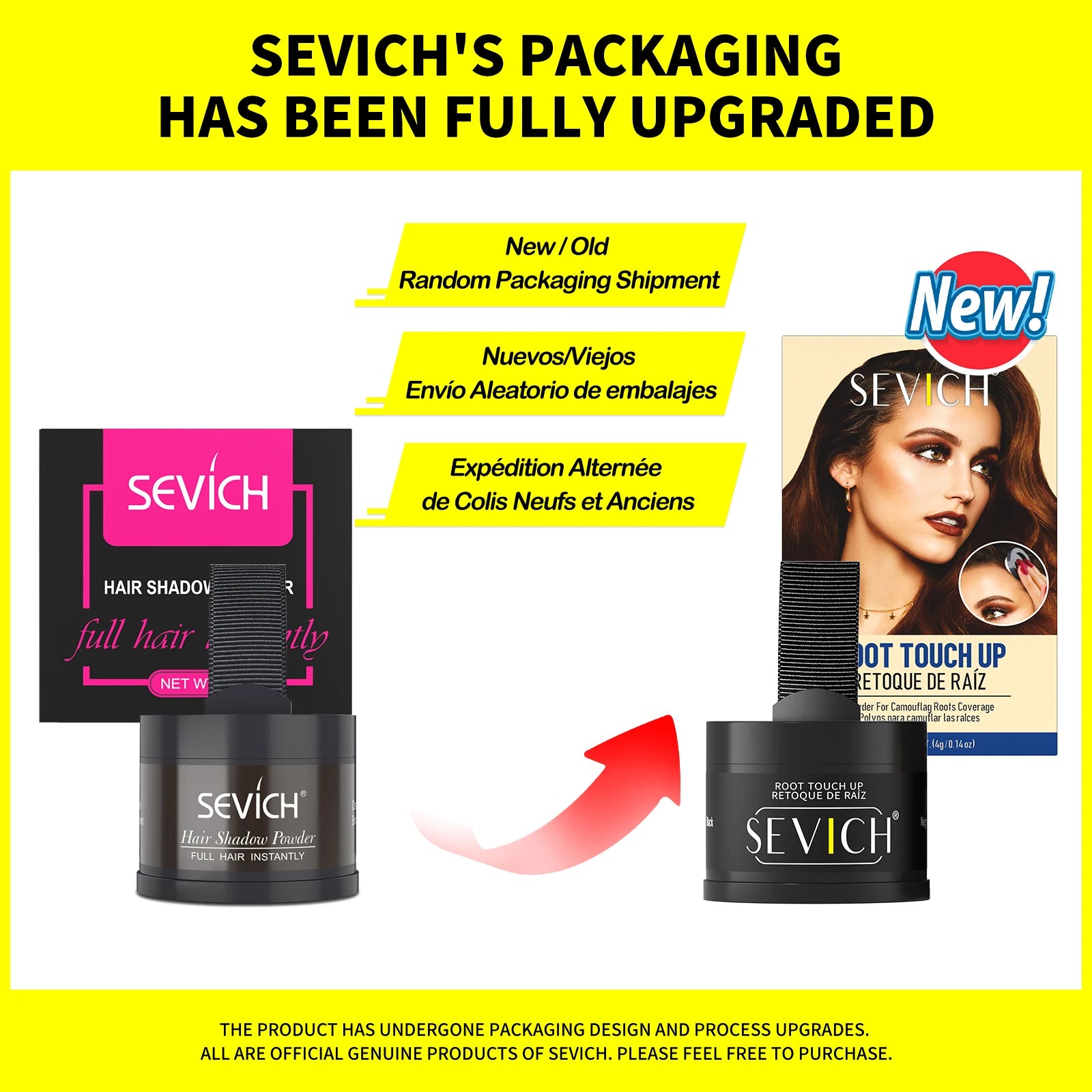 Sevich Hairline Powder 4g Hairline Shadow Powder Makeup Hair Concealer Natural Cover Unisex Hair Loss Product