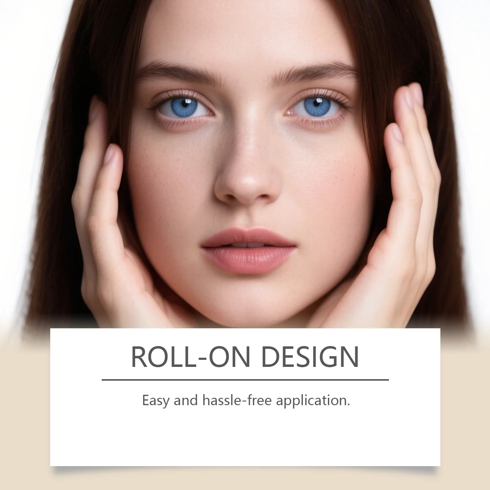 Castor Oil Eye Essence Dark Circles Eye Bags Anti-Puffiness Lift Firm Ball Massage Reduce Fine Lines Deep Nourish Eye Care Serum