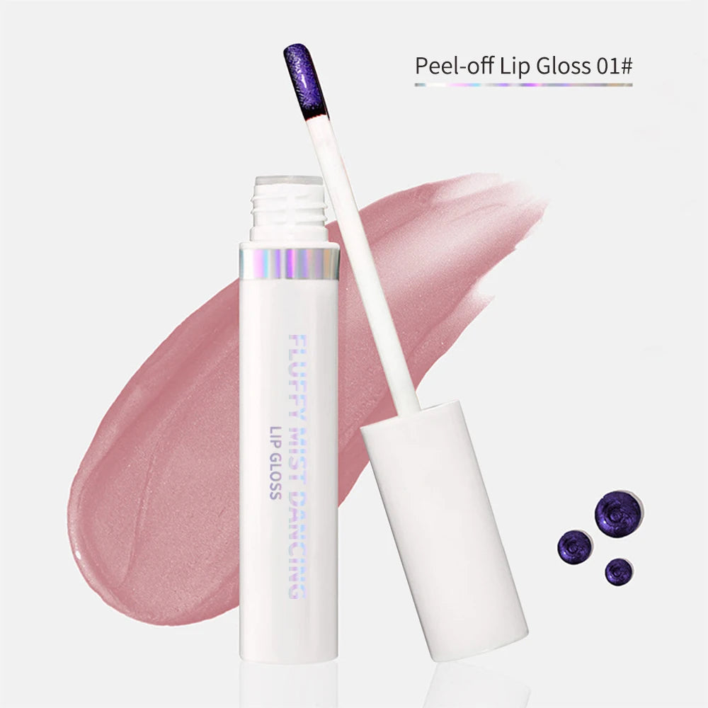 JUJU DREAM Peel-Off Lip Gloss - Long-Lasting Waterproof Lip Stain Masque Bright Vitality Smooth Texture Lip Gloss