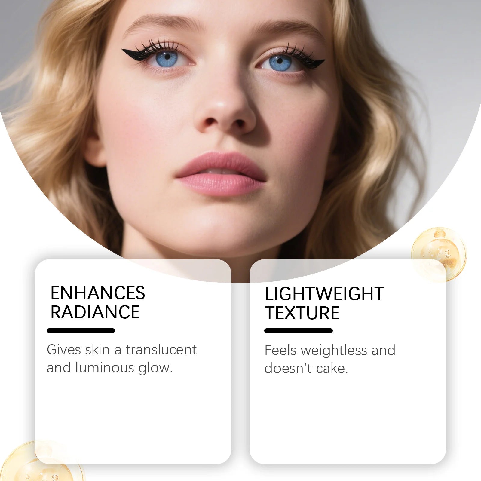 Concentrated Highlighter Liquid Enhance Skin Radiance Refined Makeup Effect Easy Application Suitable Daily Facial Makeup