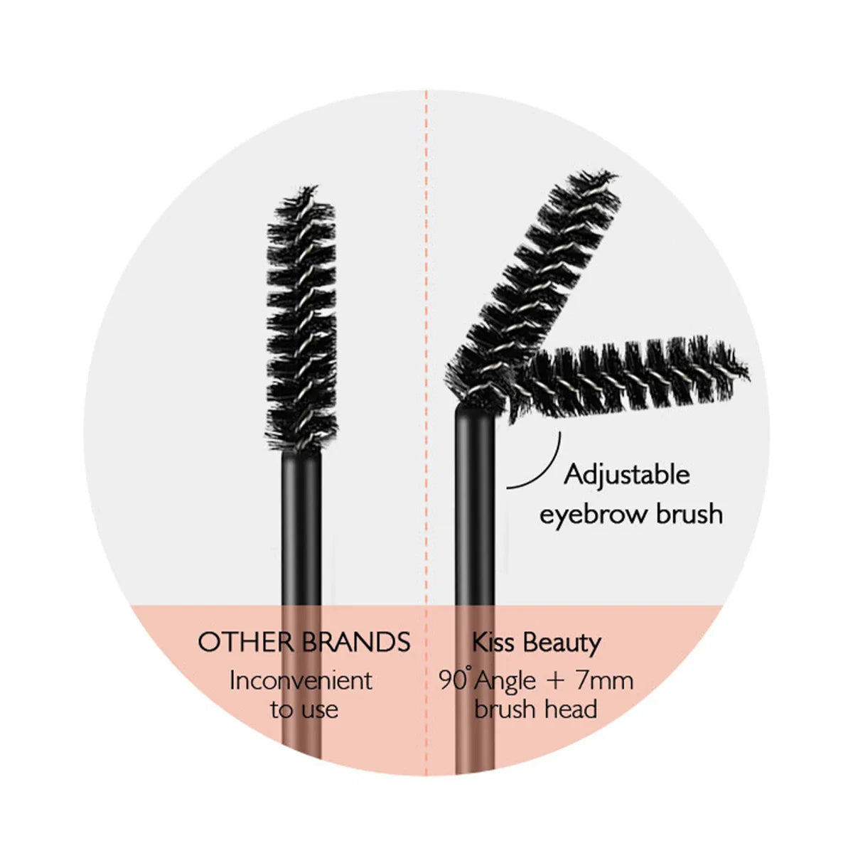Colorless transparent eyebrow cream styling soap for refreshing and long-lasting natural eyebrow styling with eyebrow brush