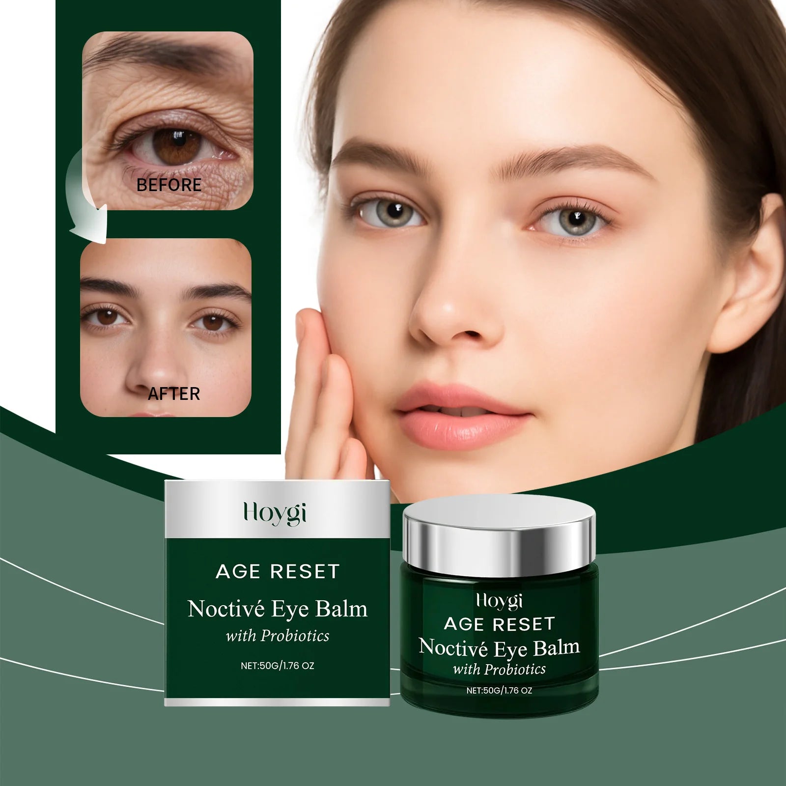 Peptide Eye Cream with Acetyl Hexapeptide 8 and Lactobacillus Moisturizing Anti Wrinkle Eye Serum for Dark Circles Puffiness 50g