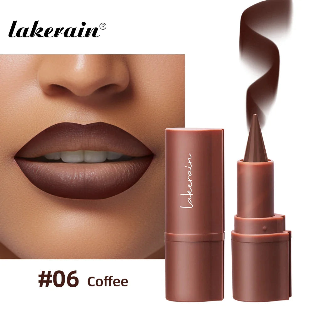 Matte Liner Lipstick Pen Gradient Lip Liner Red Brown Lipsticks Pencil Lasting Waterproof Lip Stick Sexy Women Lip Cosmetics