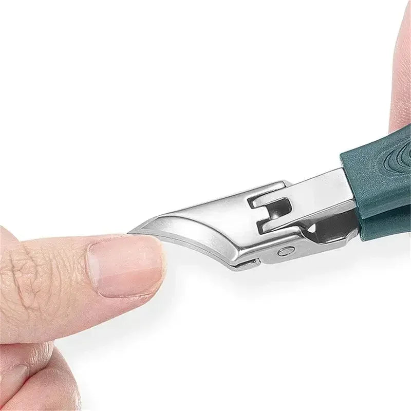 Effortless Thick Nail Cutting! Green Eagle 3-Piece Beak Clipper Set, Ingrown Relief, Durable Stainless Steel Pedicure Tools