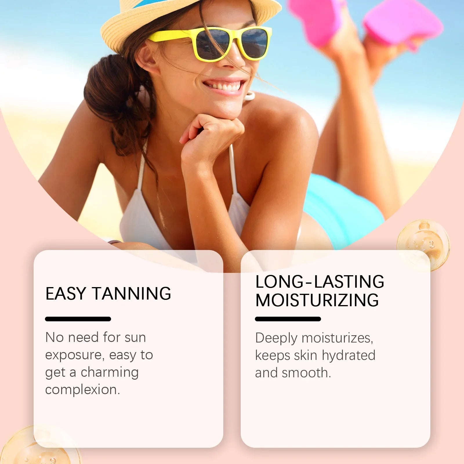 Self Tanning Drops For Face Body Lasting Nourishing Enhance Skin Melanin Bronzer Preventing Sunburn Sunless Tanning Products
