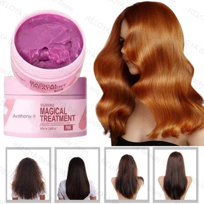 Magical Keratin Hair Mask 5 Seconds Repair Hair Soft Smooth Shiny Deep Moisturize Conditioner for Dry Damaged Hair All Hair Type