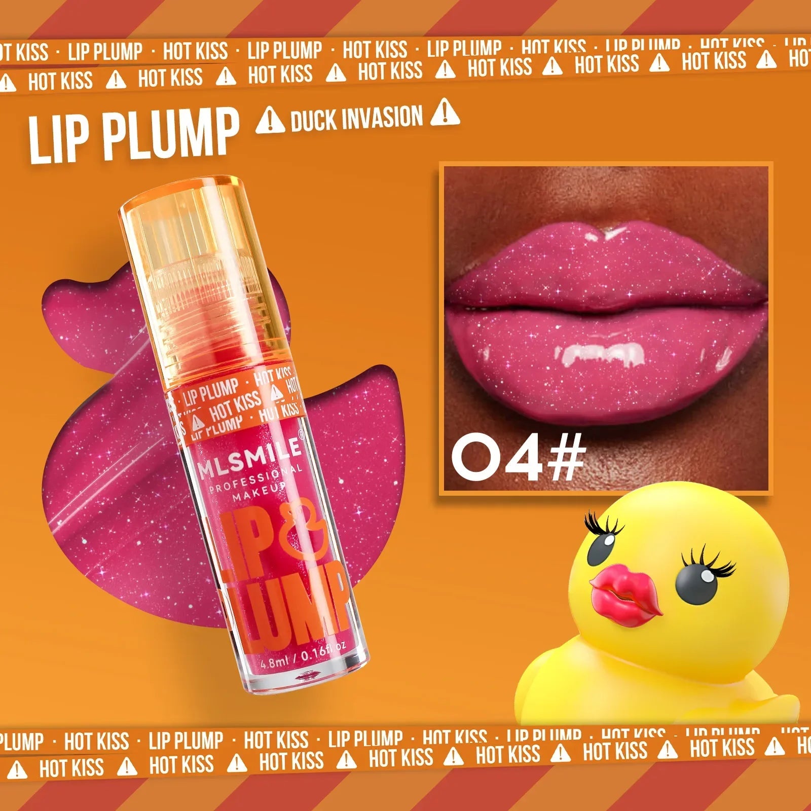 Duck Lip Plump Lip Oil Moisturizing Lip Gloss Mirror Water nature long-lasting  Gloss Gloss Pearl Lip Glaze Set
