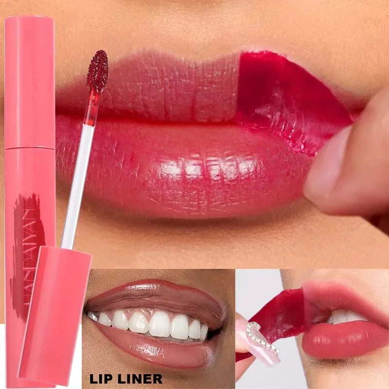 6 Colors Tear-Off Liquid Lipstick Matte Lip Tint Peel Off Lip Glaze Waterproof Long Lasting Makeup Sexy Red Lip Gloss Cosmetics