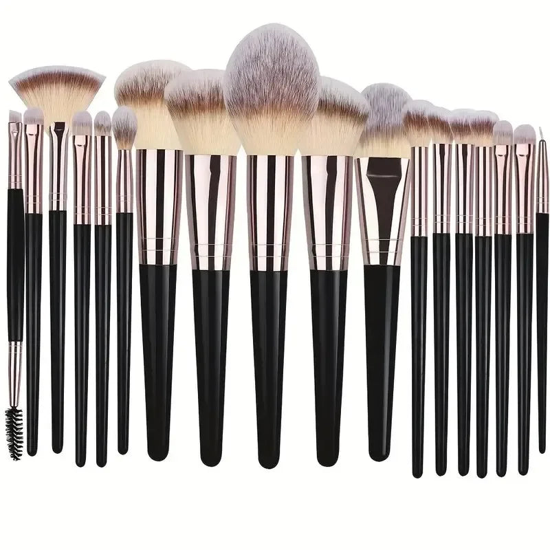 3/20PCS Makeup Brushes Set Professional Foundation Eyeshadow Blush Highlighter Concealer Blending Brush Fluffy Women Beauty Tool