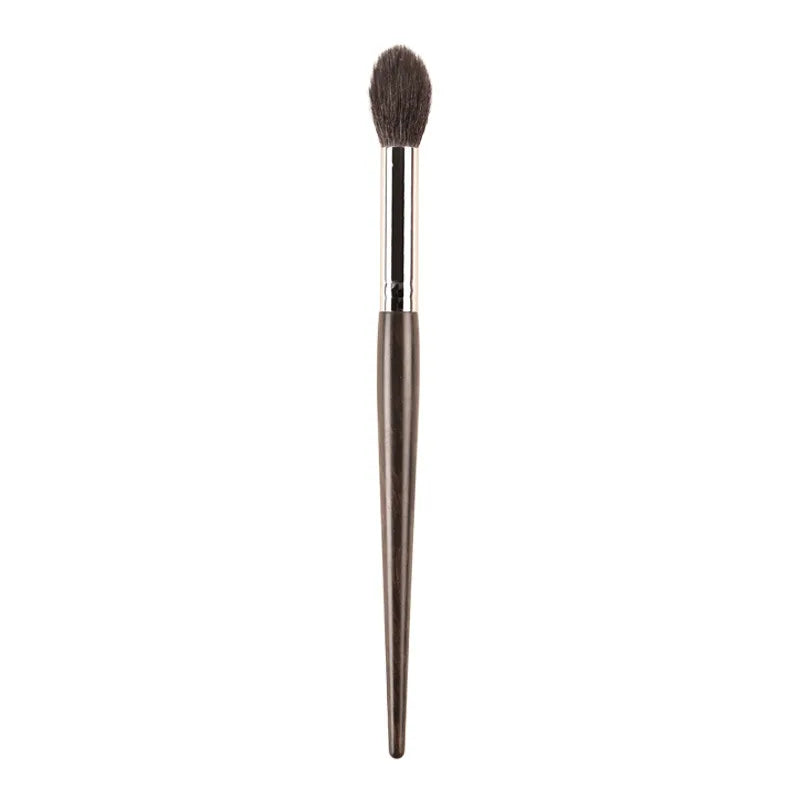 1pc High end Pro Animal hair Crease Makeup brushes detail Highlight Make up brushes Ebony handle pencil beauty G158