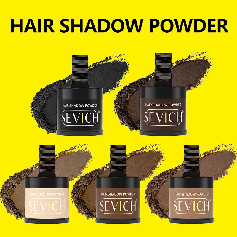 Sevich 10g Hairline Powder Hair Fiber Powder Capillary Filling Hair Shadow Waterproof Hairline Edge Control Makeup Concealer