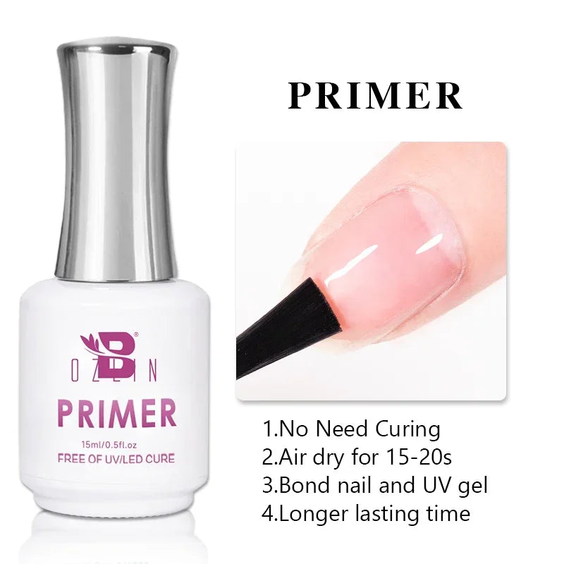 AWStorG 15ML Super Top Coat  Function Gel No Wipe Matte Top Gel Transparent Soak Off  UV LED NailArt Manicure Gel Varnish Primer