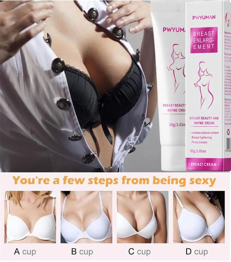 Fast Growth Breast Enlargement Cream Lift Firm Breast Improve Sagging Massage Chest Rapidly Body Moisturizing Smooth Bright Care